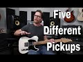 Single Coil vs P90 vs Tele vs Filtertron vs Humbucker Pickups Compared. Demo Video by Shawn Tubbs