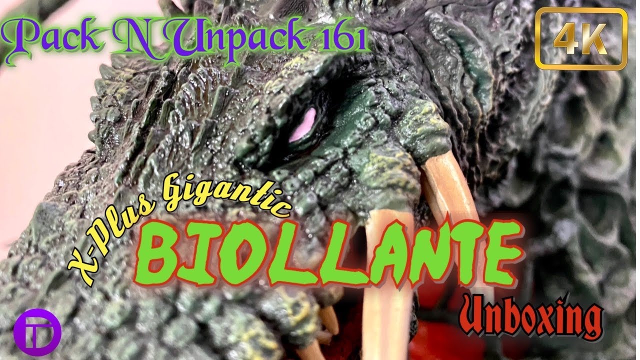 XPlus Large Series 25cm Biollante Pack N Unpack 161 Godzilla YouTube