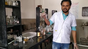 Resorcinol test of formaldehyde