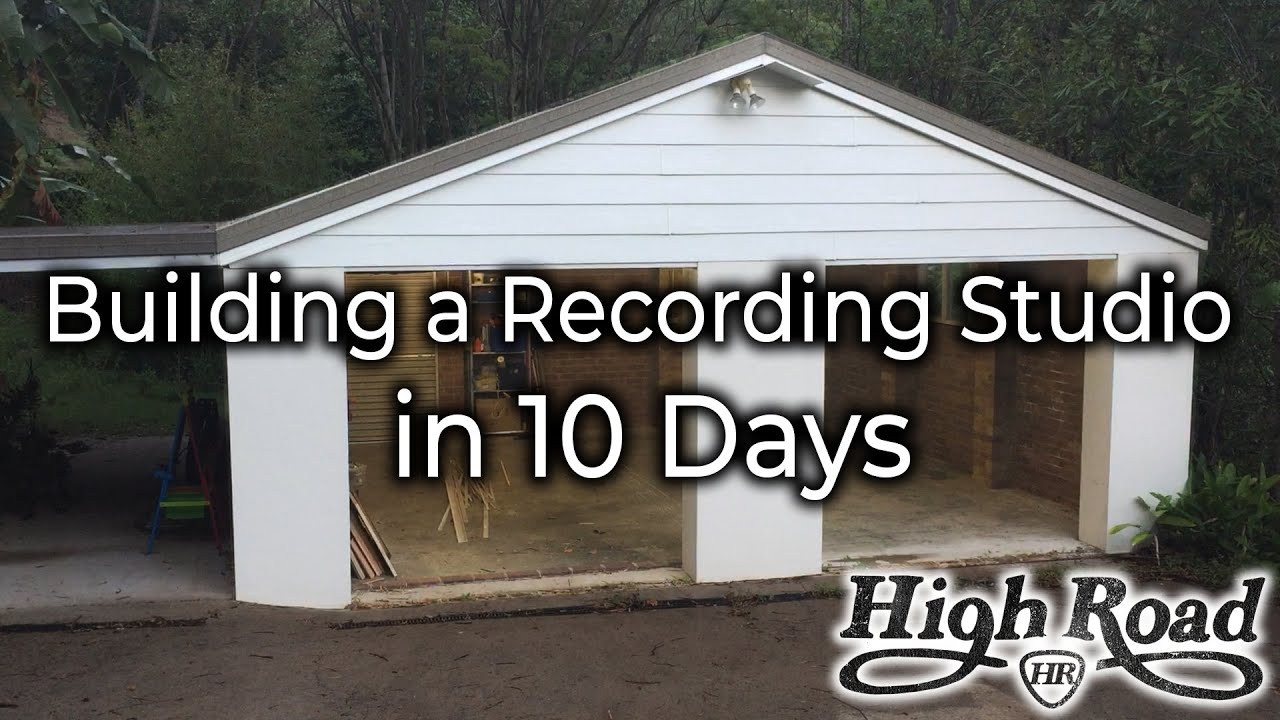 The Plan - Building a Recording Studio in 10 Days - YouTube
