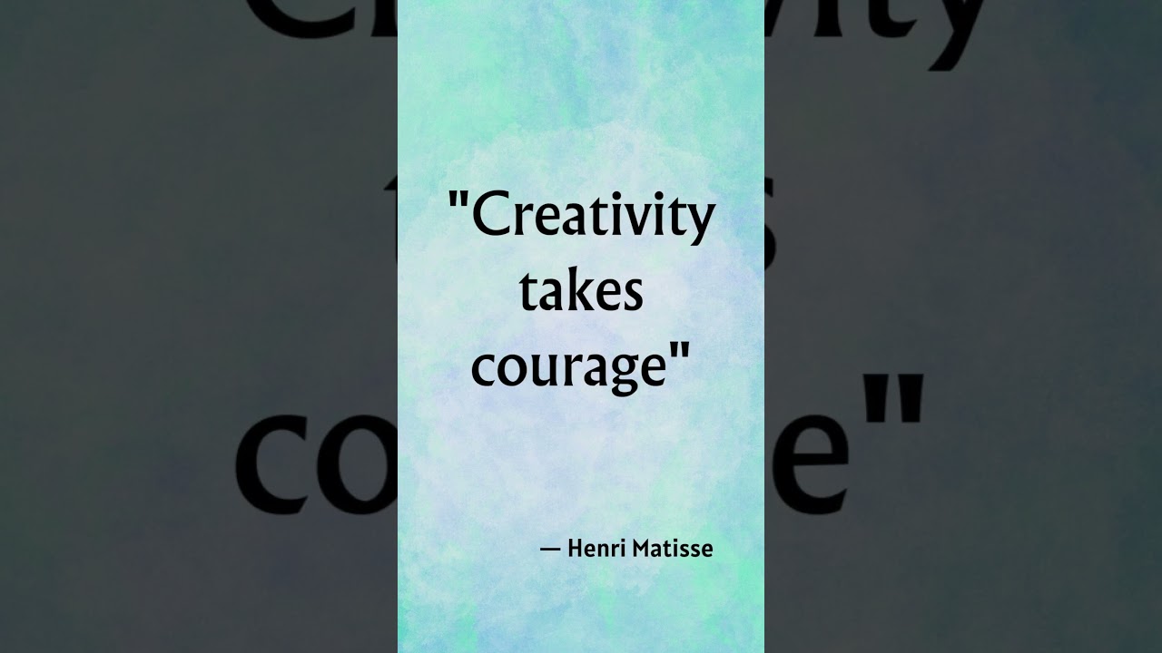 Courage to Create | Henri Matisse on Art