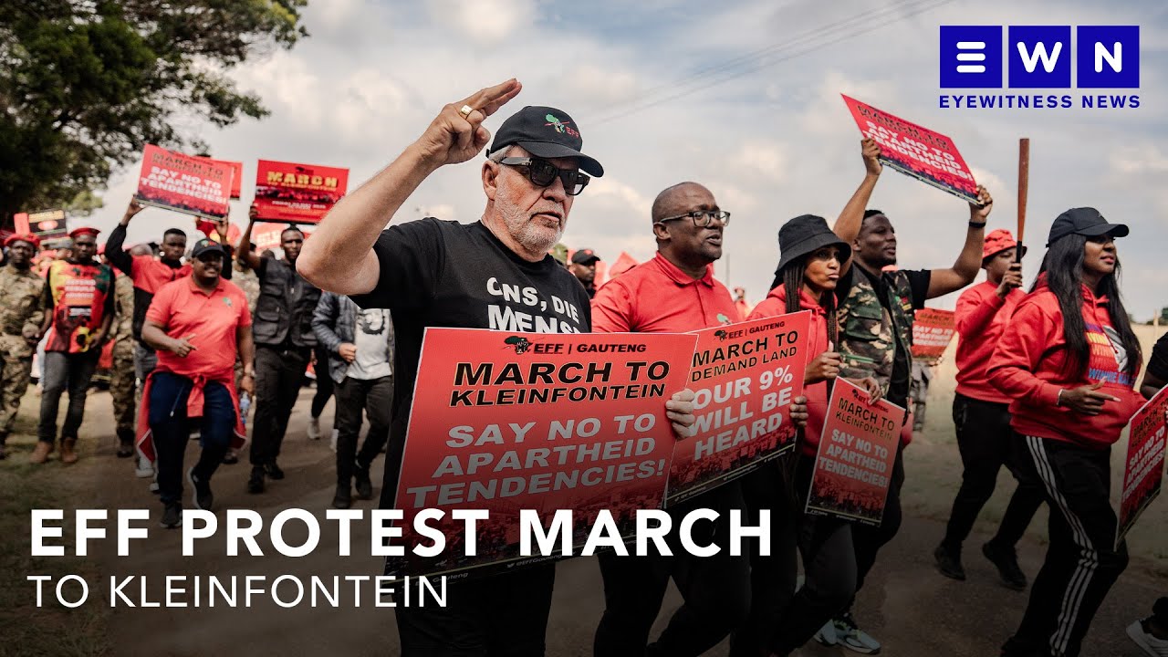 ‘Kleinfontein must fall’ - EFF marches in protest against Afrikaner-only settlement