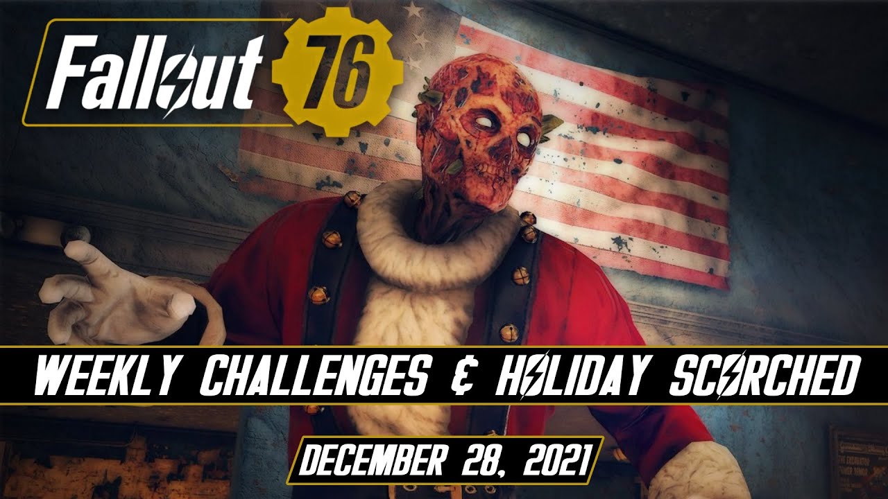 Fallout 76 Live Streams Return! Weekly Challenges & Holiday Scorched