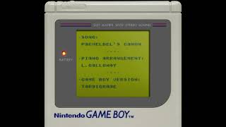 [Music] Pachelbel's Canon in D for the Game Boy screenshot 5