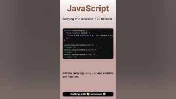curry function in javascript with recursion #code #cosing #htmlcss #reactjs #nodejs #js #javascript