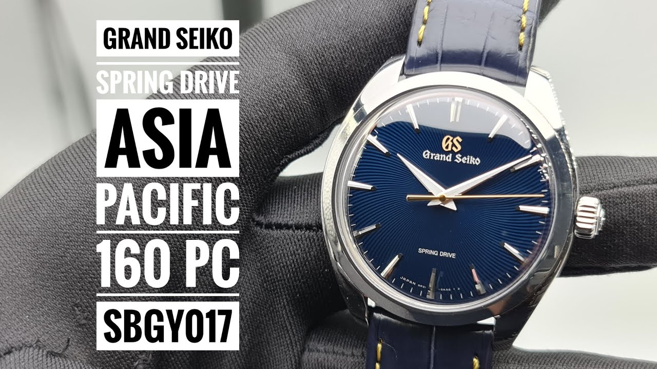 Grand Seiko Elegance Collection Spring Drive Night Sky of Shinshu Asia Pacific LE 160 Pcs SBGY017
