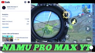 Namu Pro Max Yt 1400 Subscribe