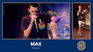 Beatbox World Championship 🇮🇱  Max | Men's Elimination