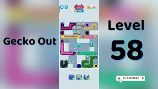 🎮 Gecko Out Level 58 Walkthrough | Go Answer 🦎
