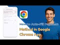 How to Auto-Fill Payment Methods in Google Chrome (2026)