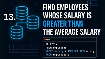 Find Employees Whose Salary is Greater Than Average Salary | SQL Query Explanation + Code