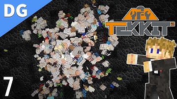 I used EXPLOSIONS to GAIN INFINITE LOOT in TEKKIT!!! | Minecraft Modded Let