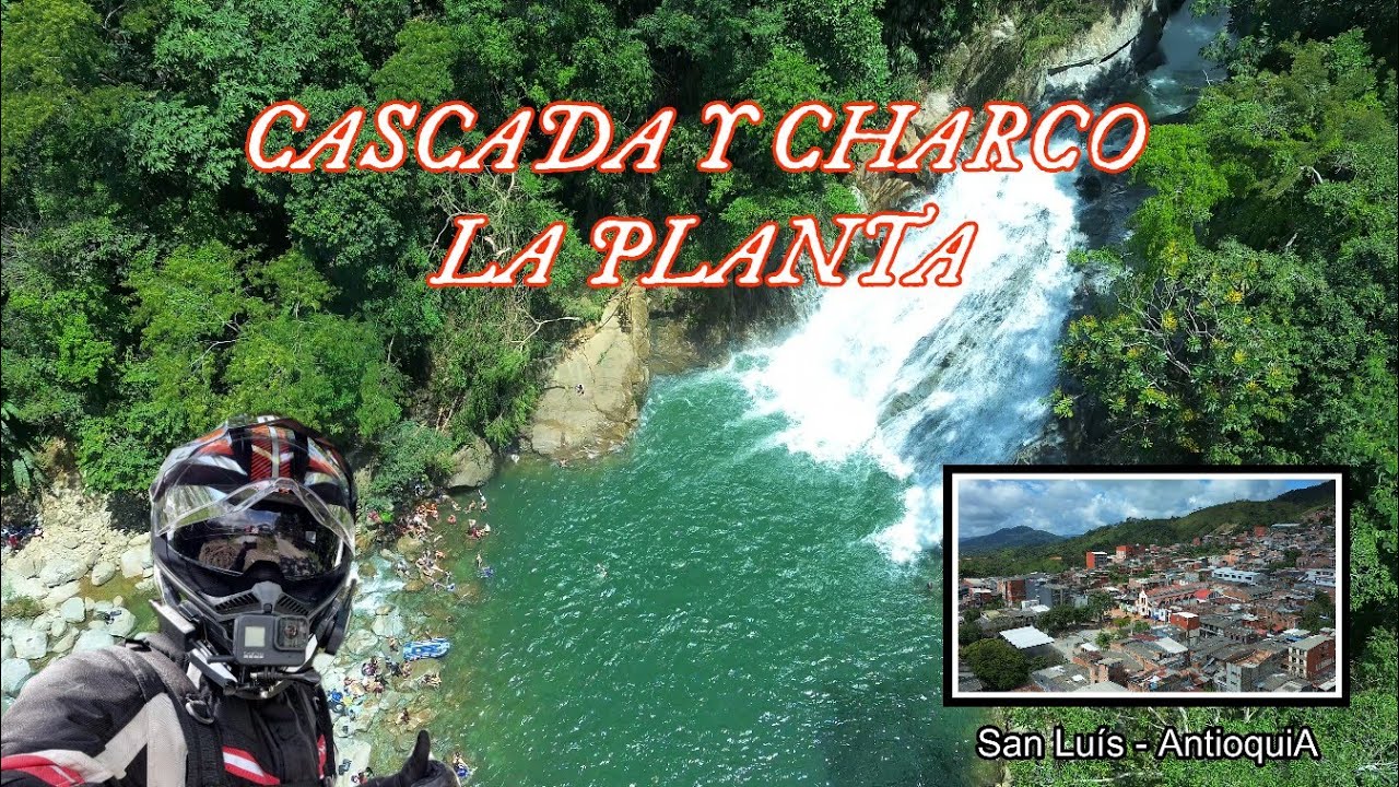 Cascada🏞 Charco🌀 la Planta San Luís⛪ Antioquia Moto Ruta🏍