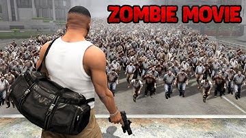 GTA 5 - The BIGGEST Zombie Apocalypse! (FULL MOVIE)