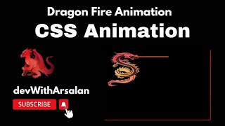 Dragon Fire Animation with HTML and CSS | HTML and CSS in Hindi #youtube#coding #youtuber #animation