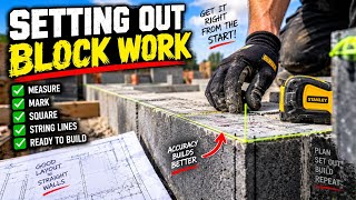 Setting out block work
