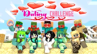 Minecraft, Dating With A Cute Girls Challenge (PART 1) - Monster School Animation