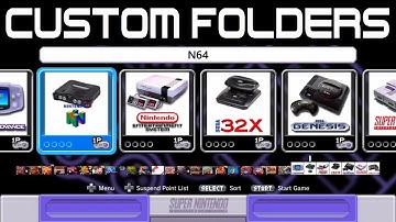 Make custom folders for Super Nintendo Classic Edition