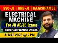 Electrical Machine | Live Practice Classes | Practice Session | Rajasthan JE #rrbje #sscje #rsebje