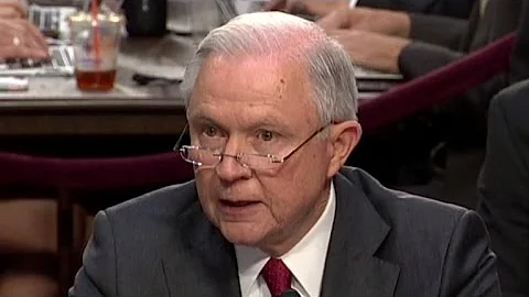 Sessions: "Appalling, detestable lie" to say I colluded with Russians