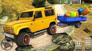 Offroad Cargo Trailer Jeep – Uphill Prado Drive - Best Android GamePlay screenshot 1