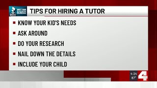 What to know before hiring a tutor for your children
