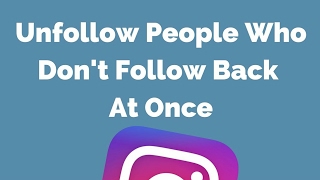 Remove All Followers On INSTAGRAM Who Didn't Follow You screenshot 4
