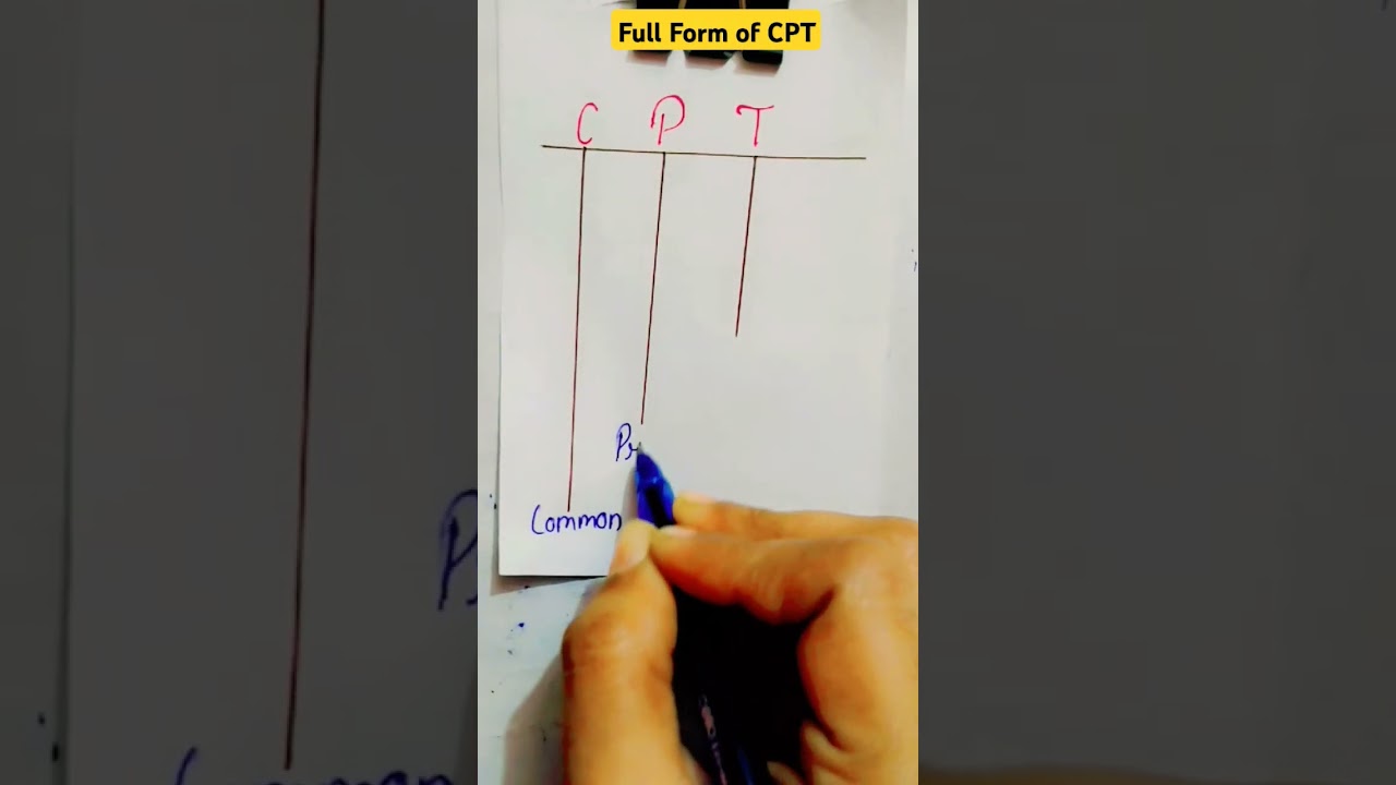 Full Form of CPT | Meaning of CPT | CPT | 