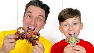 Senya and Dad Have Fun Playing Chocolate Challenge by Super Senya 605,331 views 1 year ago 30 minutes