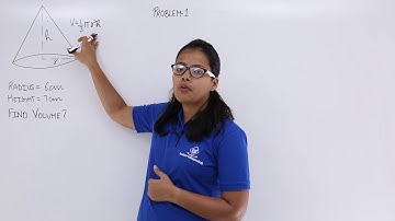 Class10th – Volume of Right Circular Cone Problem-1 | Surface Area and Volumes | Tutorials Point