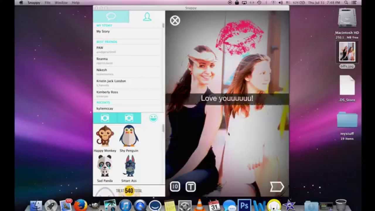 snappy snapchat for mac