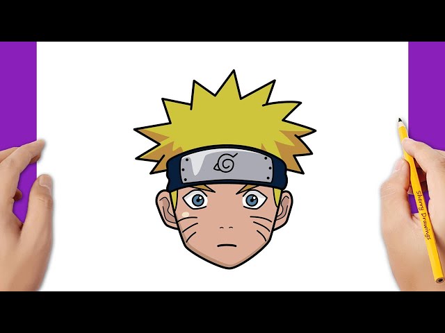 How to Draw Naruto Uzumaki from Naruto - DrawingNow