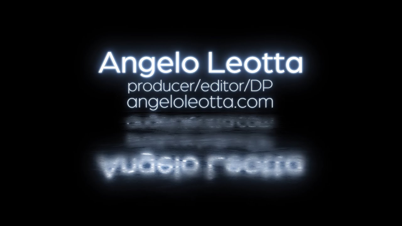 Angelo Leotta Demo Reel 2024 - YouTube