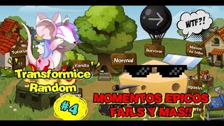 Transformice Random #4 - MOMENTOS ÉPICOS FAILS Y MAS!!!