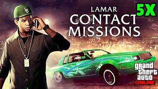 5X GTA$ & RP on LAMAR CONTACT MISSIONS! 💸 INSANE MONEY MAKING -- CAUGHT NAPPING | GTA ONLINE
