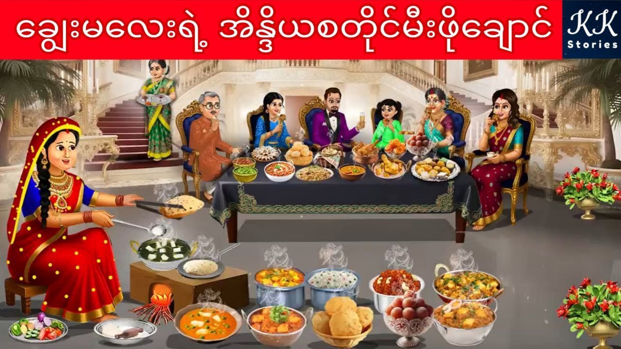 ချွေးမလေးရဲ့ အိန္ဒိယစတိုင်မီးဖိုချောင်... KK Stories Official