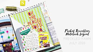 Oh The Places You’ll Go | Scrapbook Process Video | No photo scrapbook layout | Freckled Fawn | Ad