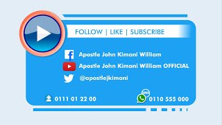 VESSELS OF HONOR || APOSTLE JOHN KIMANI WILLIAM
