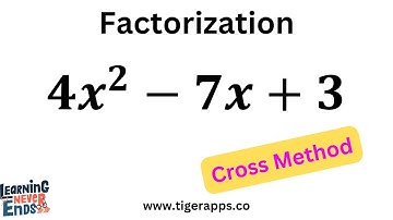 Factorization using the Cross Method
