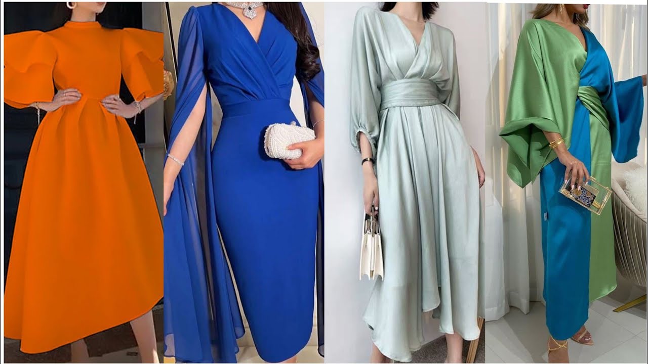 Classy elegant dresses designs/Women's modern dresses designs/Elegant