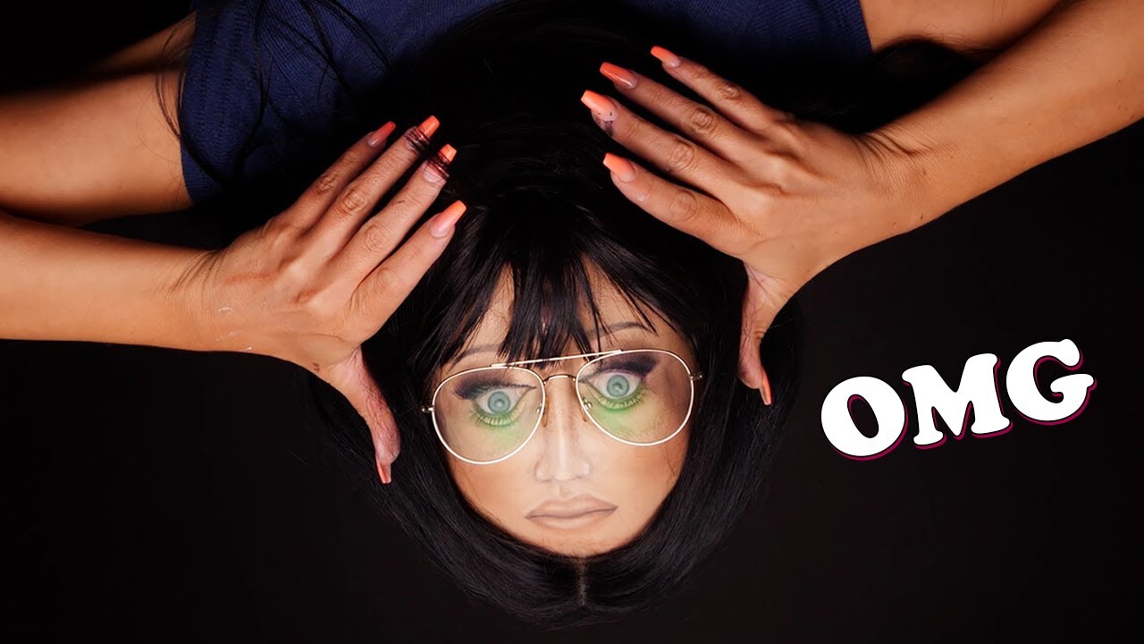 UPSIDE-DOWN REVERSE HEAD MAKEUP TUTORIAL