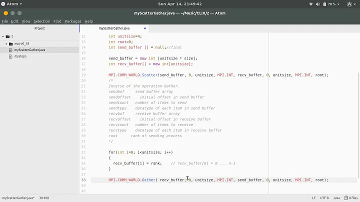 Implemetation of MPI Java | MPI Java | MPI Implemetation