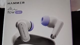 Best ₹599 Earbuds? Hammer Airflow Neo Unboxing: 2 MEMS Mic, BT 6.0 &amp; 13mm Titanium Drivers 