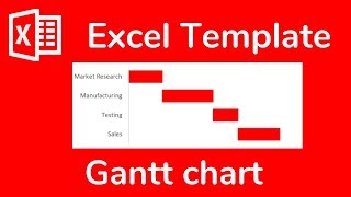 Excel template: Simple Gantt chart for project management - Doctor Excel #069