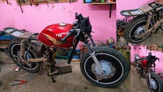 Custom Chassis/ Wheel Cover/Tyre Hugger | 100 modification (TVS Victor)