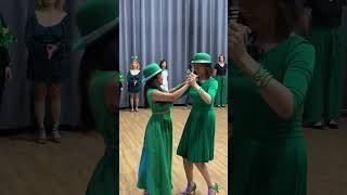 Polka beginners lesson (St. Patrick's Day): Underarm Turn lead tech. Ballroom & Latin Dance Club, MN