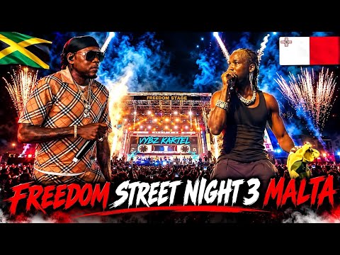Vybz Kartel Vs Mavado - Freedom Street Night 3 Full Performance Gaza Vs Gully Malta 🇲🇹 EPIC🔥