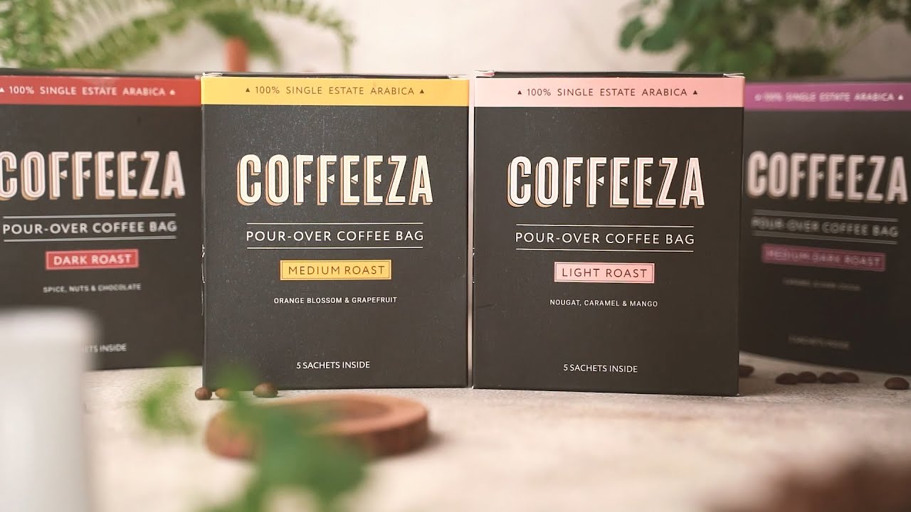 New & Improved Coffeeza PourOver Coffee Bags YouTube