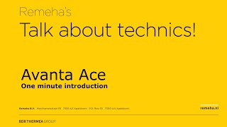 Remeha Avanta Ace - One Minute Introduction