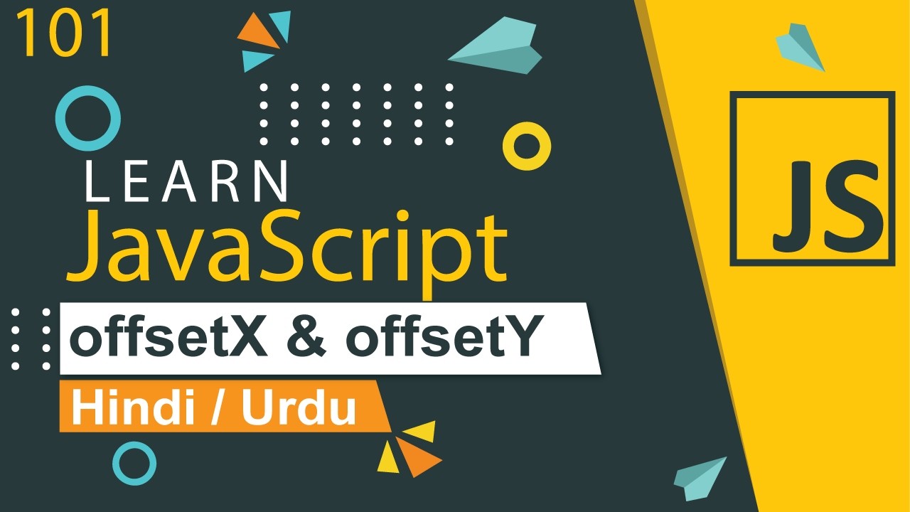 JavaScript offsetX & offsetY Tutorial in Hindi / Urdu - YouTube
